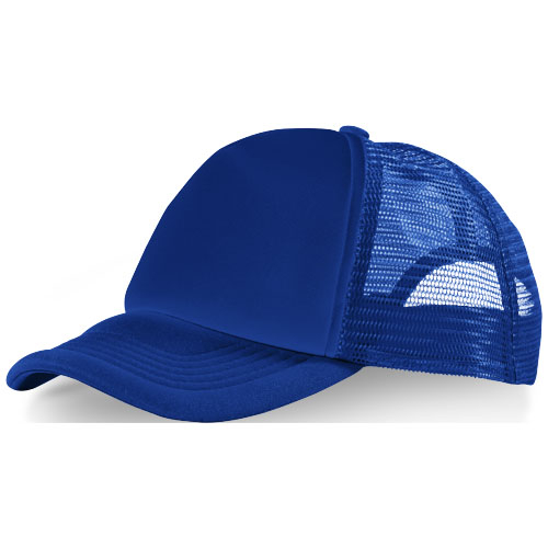 Casquette à personnaliser 5 pans respirante Trucker Bleu royal